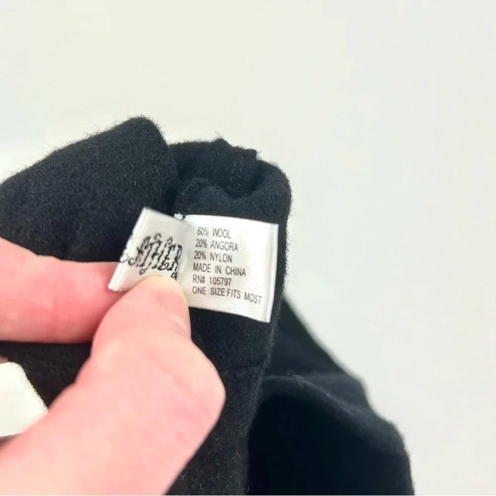FairWeather Accessories Black Wool Gloves NWT